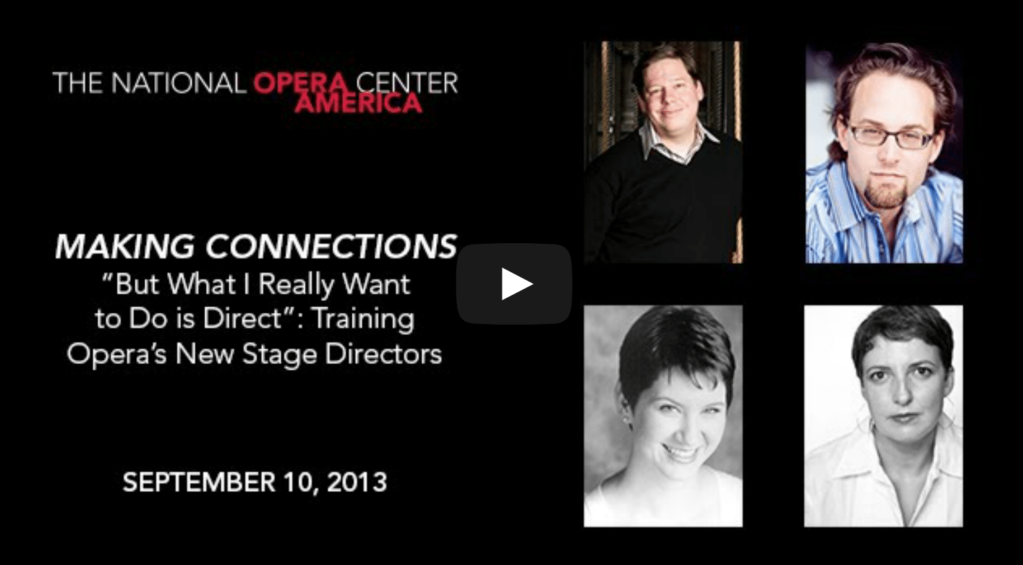 "But What I Really Want to do is Direct" - On Site Opera